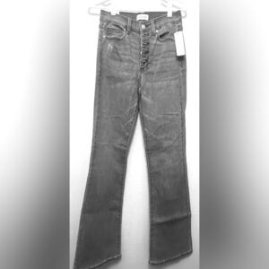 Light gray Sneak Peek Kim high rise boot cut jeans size 0
